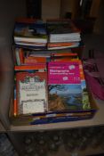A box full of ordnance survey maps, of interest to Kendal, Northumberland, Scotland and more.