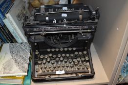 An early 20th century Underwood typewriter