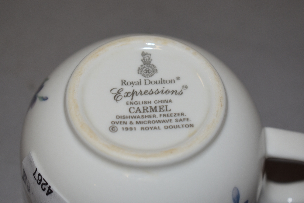 A 20th century Royal Doulton dinner and breakfast service over two shelfs in the Expressions - Image 2 of 2