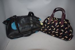 Two black Radley handbags in good condition.