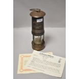 A 20th century E Thomas and Williams safety lamp for Shell Tankers 1982