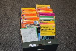 A selection of modern ordnance survey guides and maps