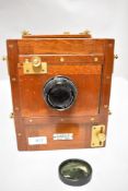 A Gandolfi Universal 4x5 large format camera with Cooke Avair 8.5in lens