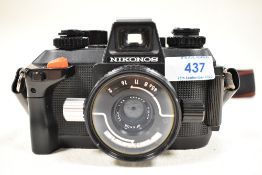 A Nikonos IV-A 35mm viewfinder underwater camera with Nikkor 35mm f2,5 lens No536870