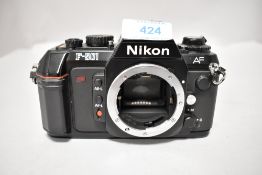 A Nikon F501 AF camera body