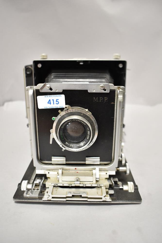 A MPP 5x4 Micro Technical Camera with Schneider-Kreuznach Symmar f5,6 135mm lens No11393337 - Image 2 of 6