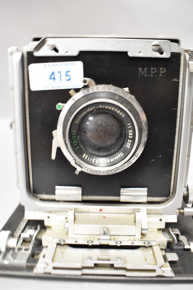 A MPP 5x4 Micro Technical Camera with Schneider-Kreuznach Symmar f5,6 135mm lens No11393337 - Image 5 of 6