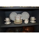 An early 20th century Aynsley part tea service patt no A1092