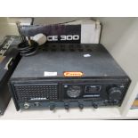 A 20th century Uniden Uniace 300 CB radio receiver set