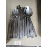 A selection of mid century Stephenson Stockport cutlery or flatwares