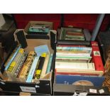 Six boxes of assorted library and reference books including local Lakeland interest, Jazz and