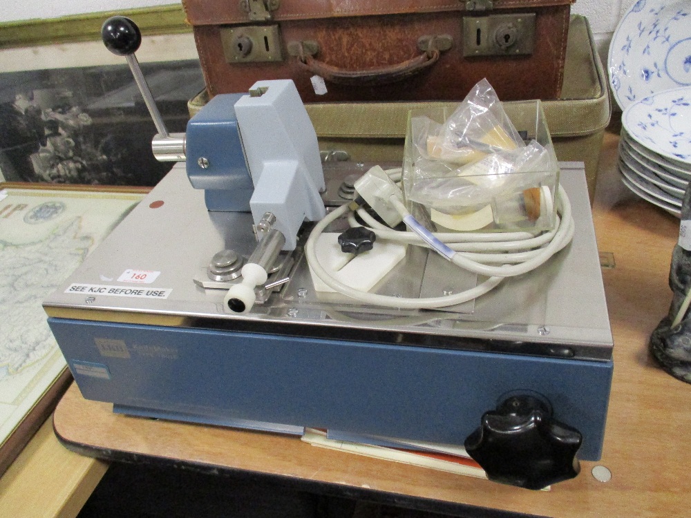 An LKB laboratory microtome glass Knife Maker type 7801B