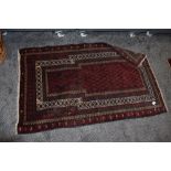 A North West Persian Belouch prayer rug