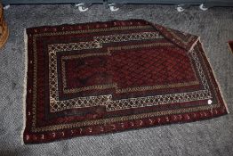 A North West Persian Belouch prayer rug