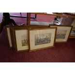 After Henry Alken, a set of six hunting scene colour prints.