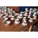 A group of modern Japanese RC foliate patterned dinner and teawares, sold together with a