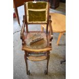 A Victorian Mahogany child's chair (AF)