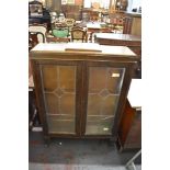 A 1940s dressing table(af) and an Edwardian mahogany sideboard mirror back