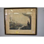 A pair of Victorian hunting scene colour prints 'Snipe Shooting' and 'Woodcock Shooting' After RB