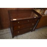 A Stag Minstrel chest of 3 / 2 drawers. 72CM X. 83CM.