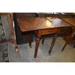 A Victorian mahogany Pembroke table, of small proportions 76CM.