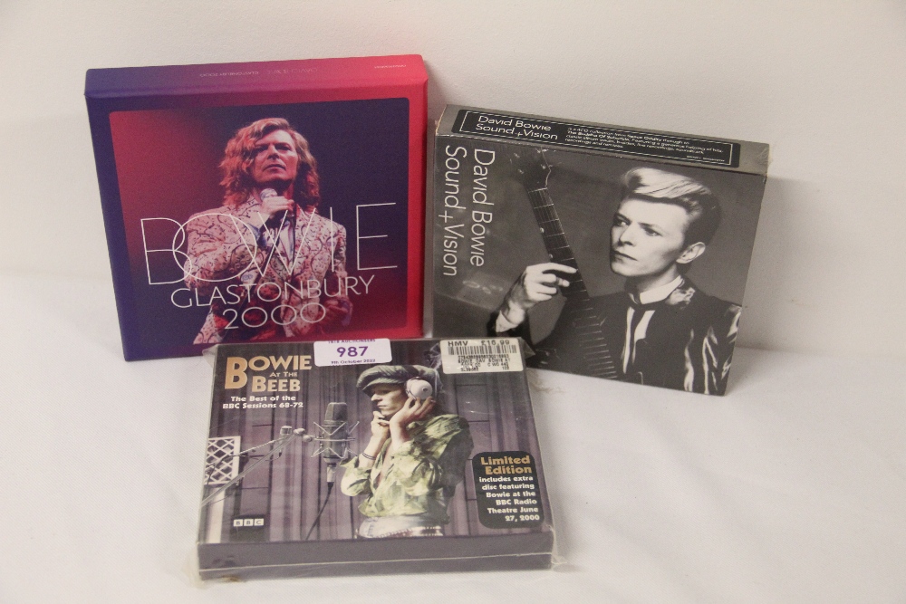 A David Bowie lot of cd box sets