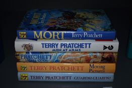 Literature. Terry Pratchett. Discworld Novels - a selection of early titles in the series, published