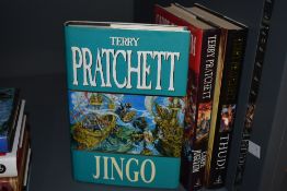 Literature. Terry Pratchett. Discworld Novels - SIGNED copies. Jingo (1997, 3rd imp); Carpe