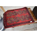 A traditional prayer rug