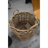 A large log basket