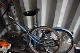A vintage Triumph folding bike