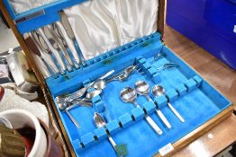 A part canteen of Viners cutlery