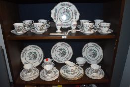 An Indian tree tea and dinner service including Duchess, Coronet and Mayfair