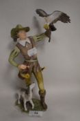 A Vintage Kaiser Porcelain Figurine Germany Signed Bochmann Hunter w Dog Pheasant