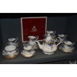 A 20th century Royal Albert Moonlight Rose part tea service