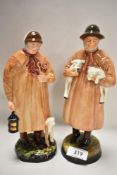 Two Royal Doulton figures, Lambing Time HN1890 and The Shepherd HN1975