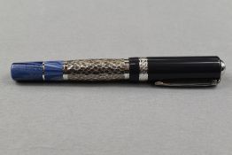 A Limited Edition Montblanc rollerball pen. The Writers edition Leo Tolstoy pen, representing