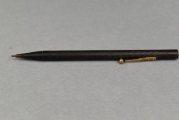 A Waterman Ideal propelling pencil in BHR with gold clip