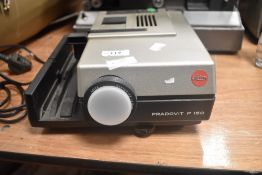 A Leica Pradovit P150 slide projector