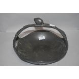 An Arts and Crafts era Kayserzinn pewter fruitbowl decorated with ivy leaf design