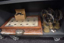 A 20th century manor house Gilbert Gilkes Kendal butlers, housekeepers or servants bell box with