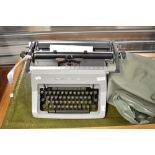 A vintage Underwood Typemaster typewriter