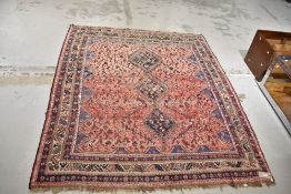 A traditional Persian rug/carpet square