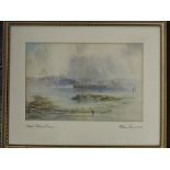 Pelhan Dixon, (1859-1898), Shields Harbour Entrance, signed and dated, 1896, 16 x 24cm, later