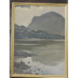 John Laviers Wheatley, (1892-1955), an oil painting on board, Buttermere lake, signed, 37 x 27cm,