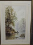 Fred Pearson, (19th/20th century), a watercolour, The Norfolk Broads, signed and attributed verso,
