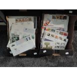 Two boxes of GB First Day Covers, 1980's onwards, several hundred