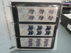 An album of London 2012 Team GB Gold Medal Winners Stamp Collection, London Olympics and