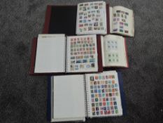Five albums of Commonwealth Stamps, early to modern, mint and used including Australia, New Zealand,