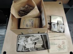A collection of vintage Cigarette Cards, loose and in albums